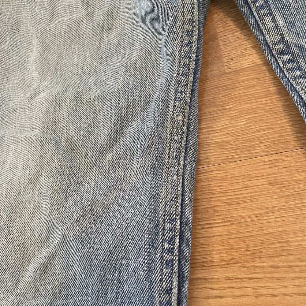 LL Bean Jeans Mens 38x32 Blue Denim Classic Fit Chore Work - Picture 8 of 16